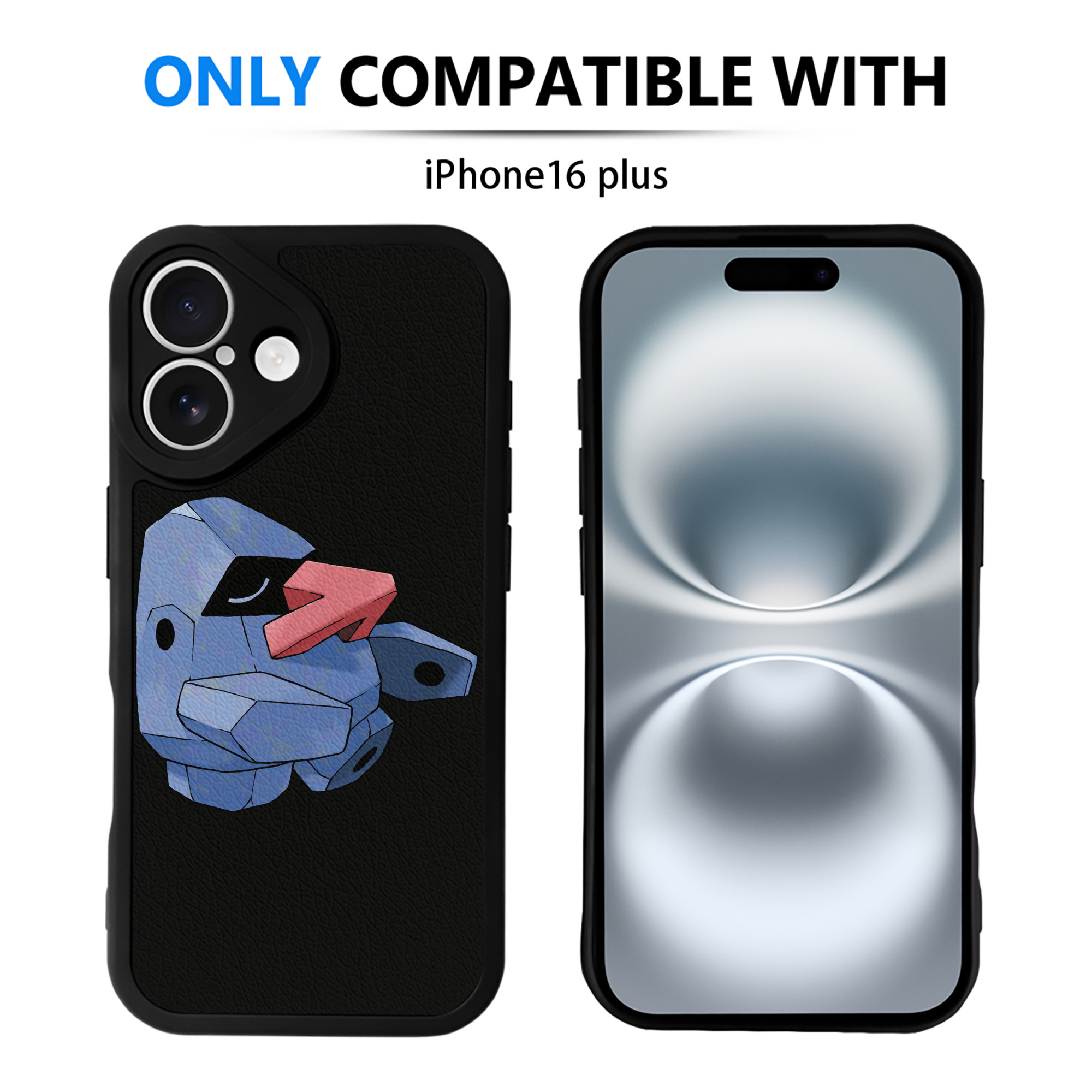 （画像用） ポケットモンスター Pokémon 【iPhone 16シリーズ対応】シリコンスマホケース（レザー調） 材質：シリコン